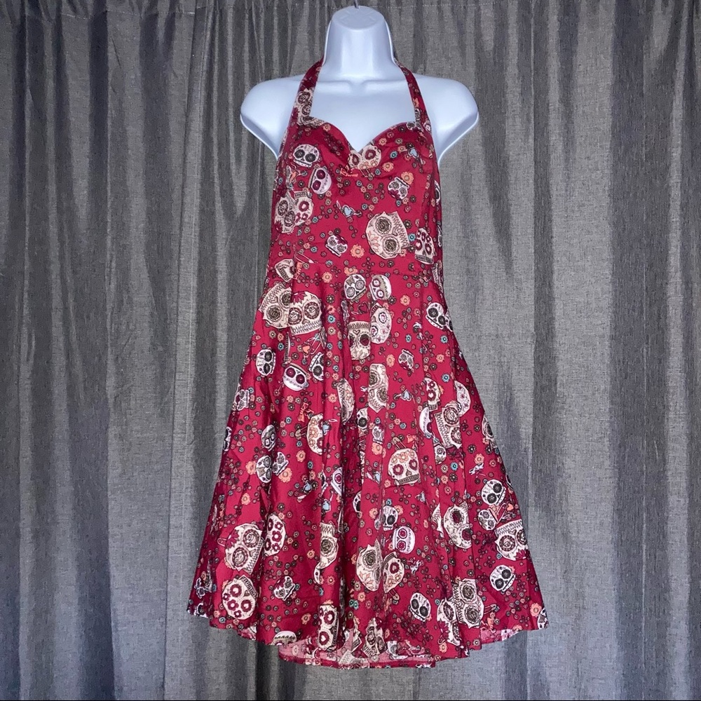 Hell bunny skull dress